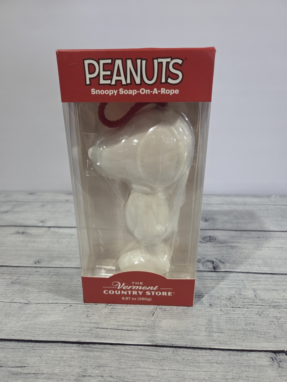 Peanuts The Vermont Country Store Snoopy Soap-On-A-Rope